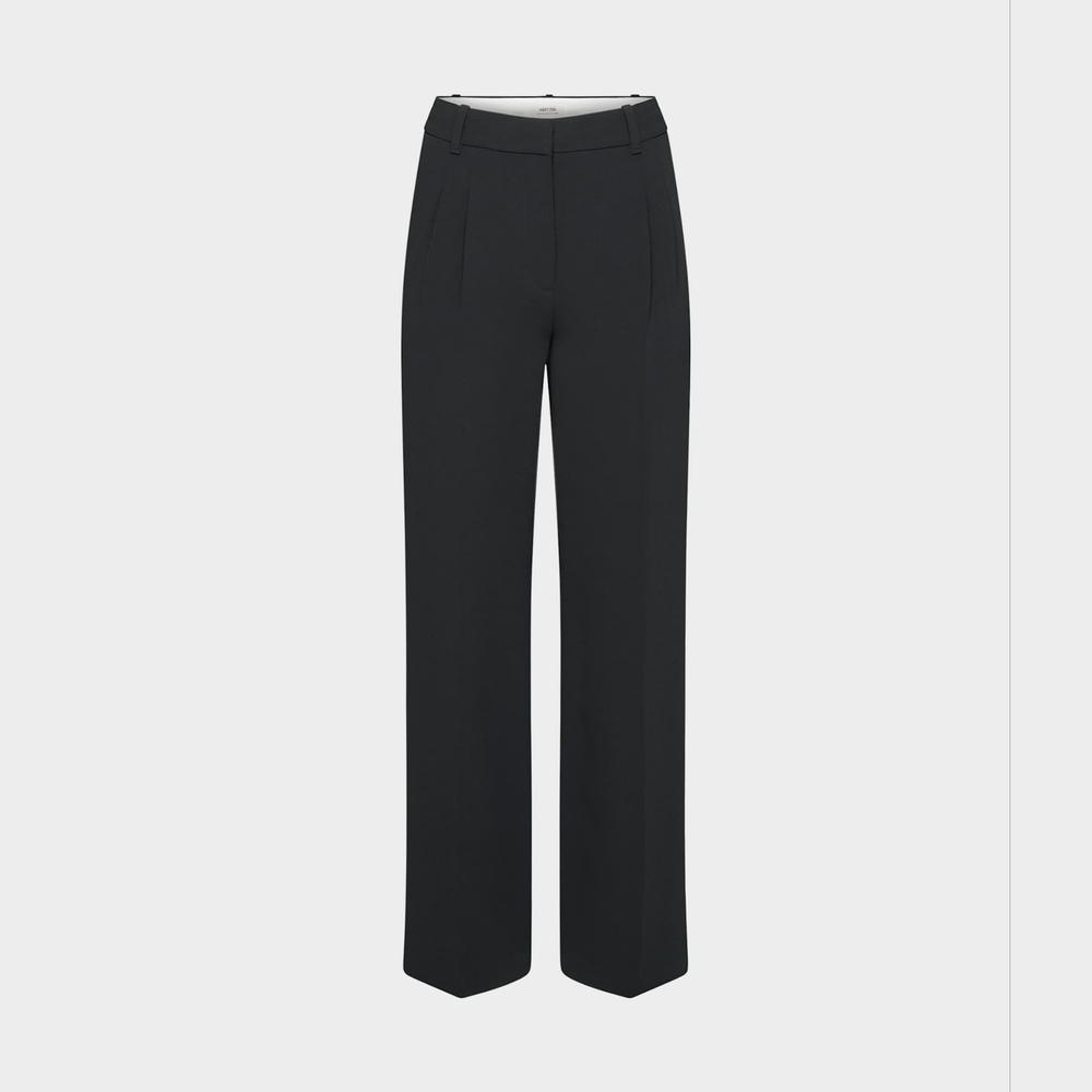 Wilfred Wide-Leg Black Dress Pants